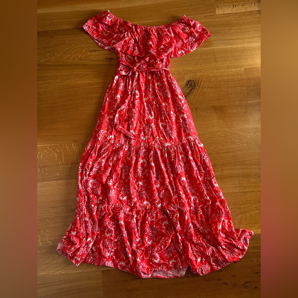 Flying Tomato Coral and White Dress